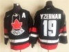 2002 Winter Olympics Team Canada #19 Steve Yzerman CCM Vintage Black Hockey Jersey