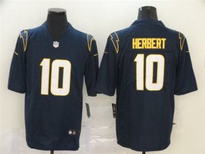 Los Angeles Chargers #10 Justin Herbert Navy Blue Vapor Limited Jersey