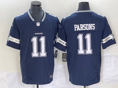 Dallas Cowboys #11 Micah Parsons Blue Vapor F.U.S.E. Limited Jersey