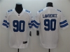 Dallas Cowboys #90 Demarcus Lawrence White Vapor Limited Jersey