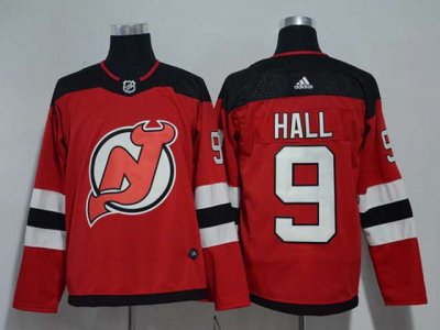 New Jersey Devils #9 Taylor Hall Red Jersey