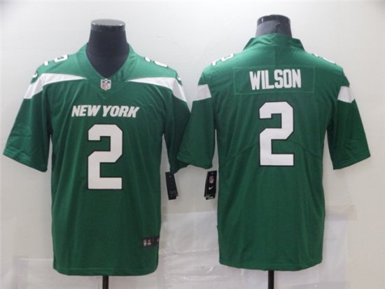 Youth New York Jets #2 Zach Wilson Green Vapor Limited Jersey