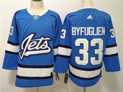 Winnipeg Jets #33 Dustin Byfuglien Alternate Blue Jersey