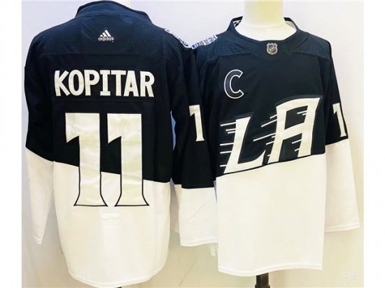 Los Angeles Kings #11 Anze Kopitar Black 2020 Stadium Series Jersey