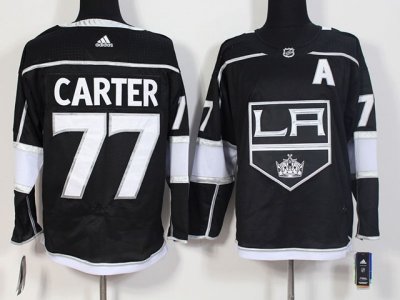 Los Angeles Kings #77 Jeff Carter Home Black Jersey