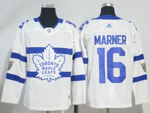 Toronto Maple Leafs #16 Mitchell Marner White 2018 NHL Stadium Series Jersey