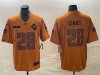 Detroit Lions #26 Jahmyr Gibbs 2023 Brown Salute To Service Limited Jersey