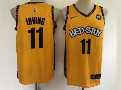 Brooklyn Nets #11 Kyrie Irving 2020-21 Gold Biggie Swingman Jersey