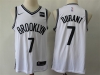 Brooklyn Nets #7 Kevin Durant White Swingman Jersey