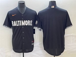 Baltimore Orioles Blank Black 2023 City Connect Team Jersey