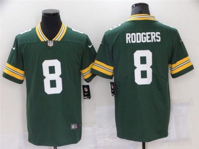 Green Bay Packers #8 Amari Rodgers Green Vapor Limited Jersey