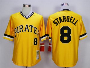 Pittsburgh Pirates #8 Willie Stargell 1979 Throwback Gold Jersey