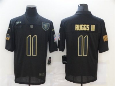 Las Vegas Raiders #11 Henry Ruggs III 2020 Black Salute To Service Limited Jersey