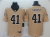 New Orleans Saints #41 Alvin Kamara Gold Inverted Limited Jersey