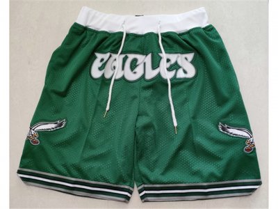 Philadelphia Eagles Just Don Eagles Green Football Shorts