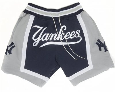 New York Yankees Just Don Yankees Navy/Gray Baseball Shorts