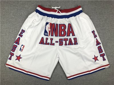 NBA 2003 All Star Game Just Don NBA All Star White Basketball Shorts
