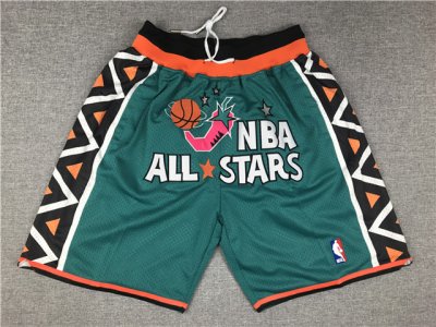 NBA 1996 All Star Game Just Don NBA All Star Teal Basketball Shorts