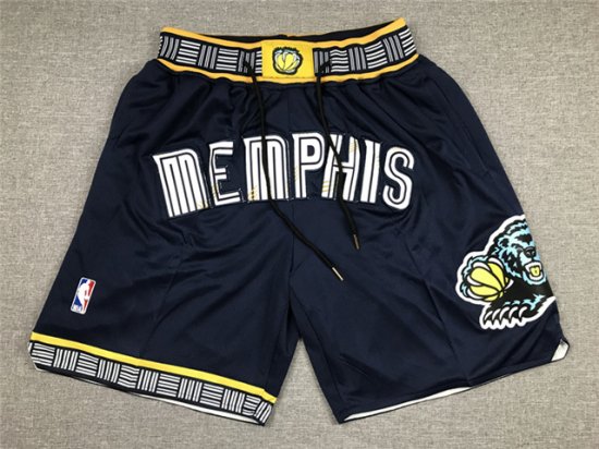Memphis Grizzlies Just Don Memphis Navy City Edition Basketball Shorts