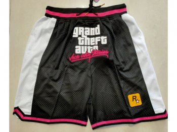 Grand Theft Auto Black Basketball Shorts