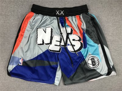 Brooklyn Nets Nets Black City Edition Basketball Shorts