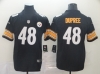 Pittsburgh Steelers #48 Bud Dupree Black Vapor Limited Jersey