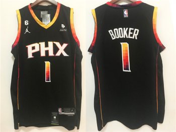 Phoenix Suns #1 Devin Booker 2022-23 Black Statement Edition Swingman Jersey