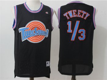 Space Jam Tune Squad 1/3 Tweety Black Movie Basketball Jersey