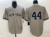 New York Yankees #44 Reggie Jackson Gray Without Name Cool Base Jersey