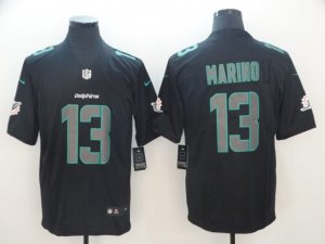 Miami Dolphins #13 Dan Marino Black Vapor Impact Limited Jersey