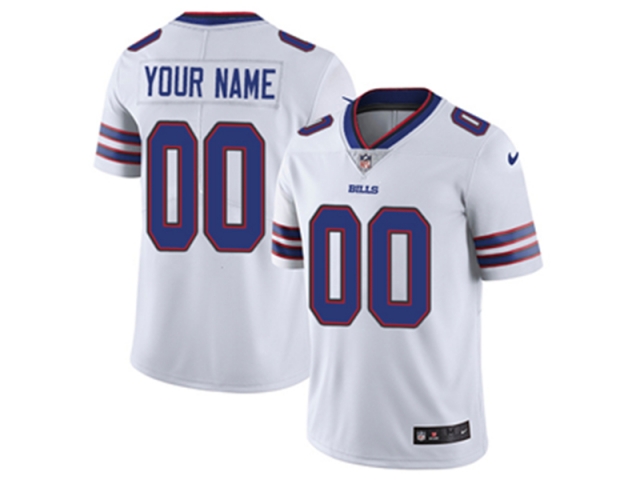 Buffalo Bills #00 White Vapor Limited Custom Jersey - Click Image to Close