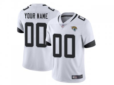 Jacksonville Jaguars Custom #00 White Vapor Limited Jersey