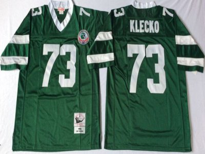 New York Jets #73 Joe Klecko 1984 Throwback Green Jersey