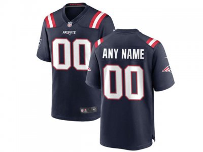 New England Patriots #00 Navy Vapor Limited Custom Jersey