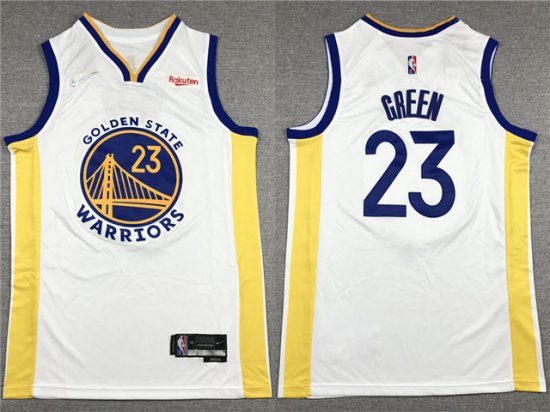 Golden State Warriors #23 Draymond Green White Swingman Jersey