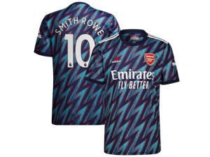 Club Arsenal #10 Smith Rowe Third Blue 2021/22 Soccer Jersey