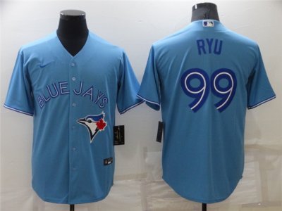 Toronto Blue Jays #99 Hyun-jin Ryu Alternate Powder Blue Cool Base Jersey