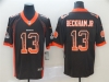 Cleveland Browns #13 Odell Beckham Jr. Brown Drift Fashion Limited Jersey