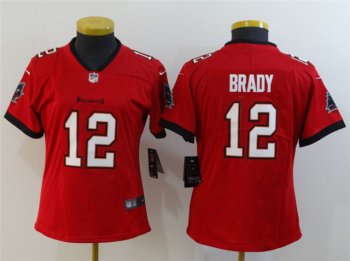 Women's Tampa Bay Buccaneers #12 Tom Brady Red Vapor Limited Jersey