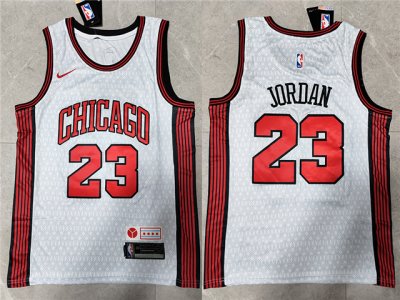 Chicago Bulls #23 Michael Jordan 2022-23 White City Edition Swingman Jersey