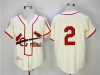St. Louis Cardinals #2 Red Schoendienst 1946 Throwback Cream Jersey