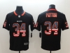 Chicago Bears #34 Walter Payton Usa Flag Fashion Black Vapor Limited Jersey