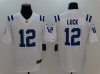 Indianapolis Colts #12 Andrew Luck White Vapor Limited Jersey