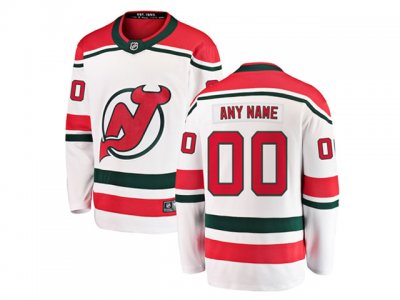 New Jersey Devils #00 Alternate White Custom Jersey