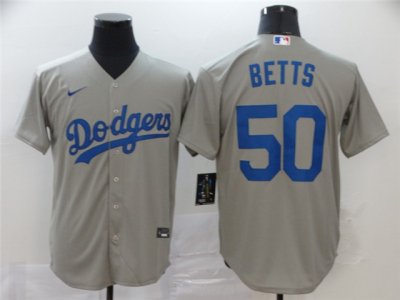 Los Angeles Dodgers #50 Mookie Betts Alternate Gary Cool Base Jersey