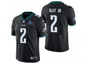 Philadelphia Eagles #2 Darius Slay Jr Black Super Bowl LVII Limited Jersey