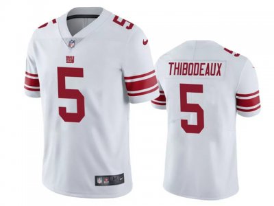Youth New York Giants #5 Kayvon Thibodeaux White Vapor Limited Jersey