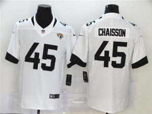 Jacksonville Jaguars #45 K'Lavon Chaisson White Vapor Limited Jersey