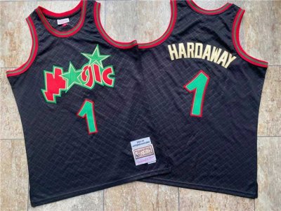 Orlando Magic #1 Anfernee Hardaway 1993-94 Neapolitan Hardwood Classics Jersey