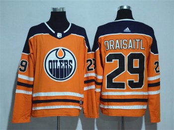 Edmonton Oilers #29 Leon Draisaitl Orange Jersey